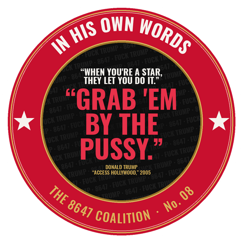 "In his own words" sticker set
