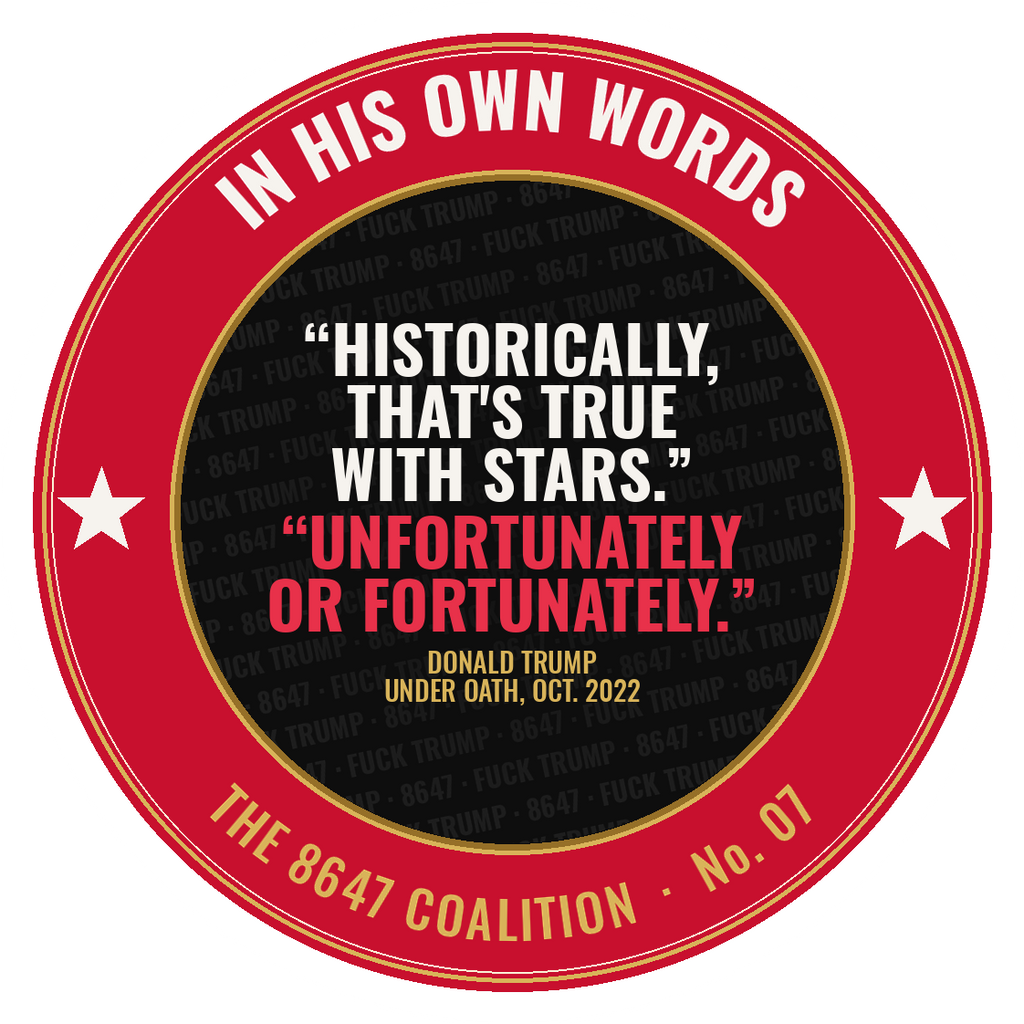"In his own words" sticker set