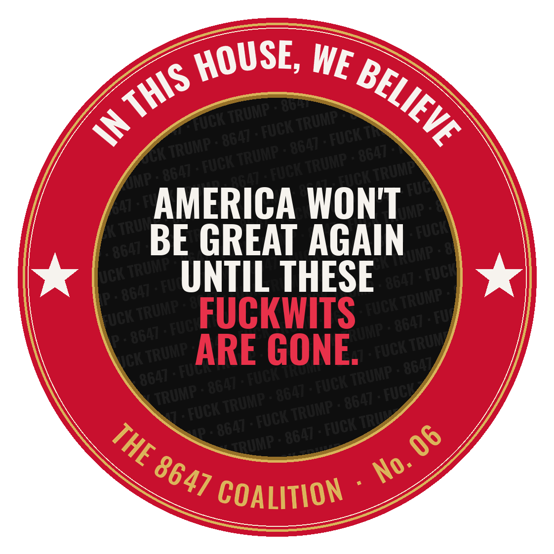 The beliefs sticker set