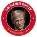 Car magnet: Our red hats don't lie