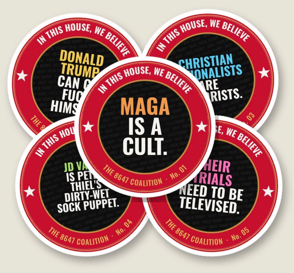 The beliefs sticker set