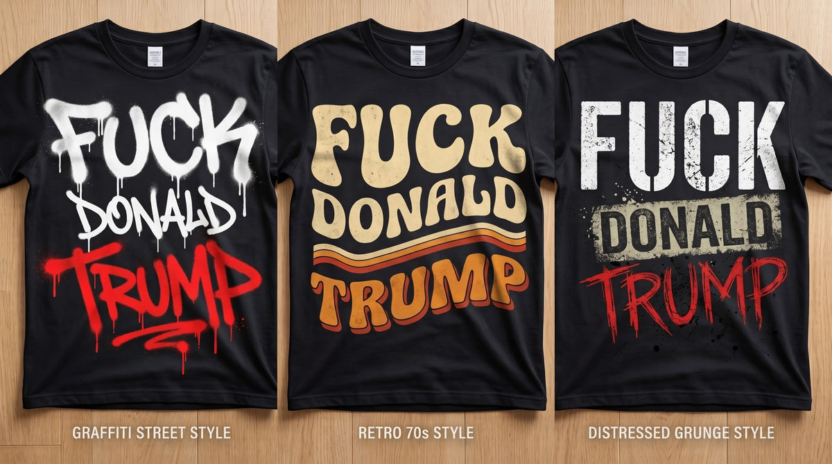 100% Cotton Fuck Donald Trump T-Shirts