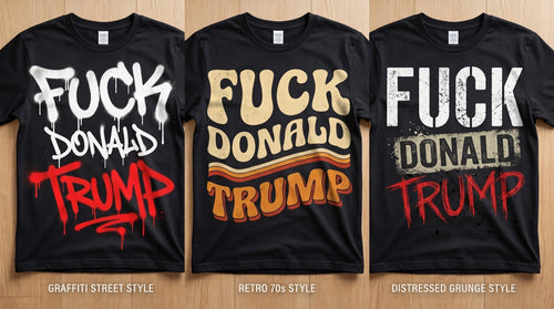 100% Cotton Fuck Donald Trump T-Shirts