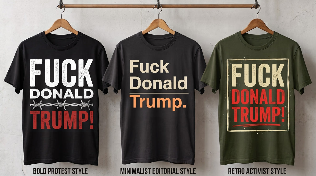 100% Cotton Fuck Donald Trump T-Shirts